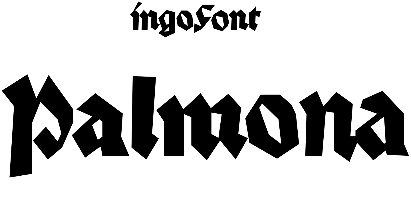 Шрифт Palmona Plus